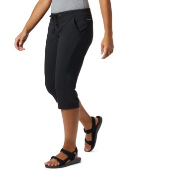 Columbia Anytime Outdoor Capri, Pantalones Negros Para Mujer | 712490-QLO